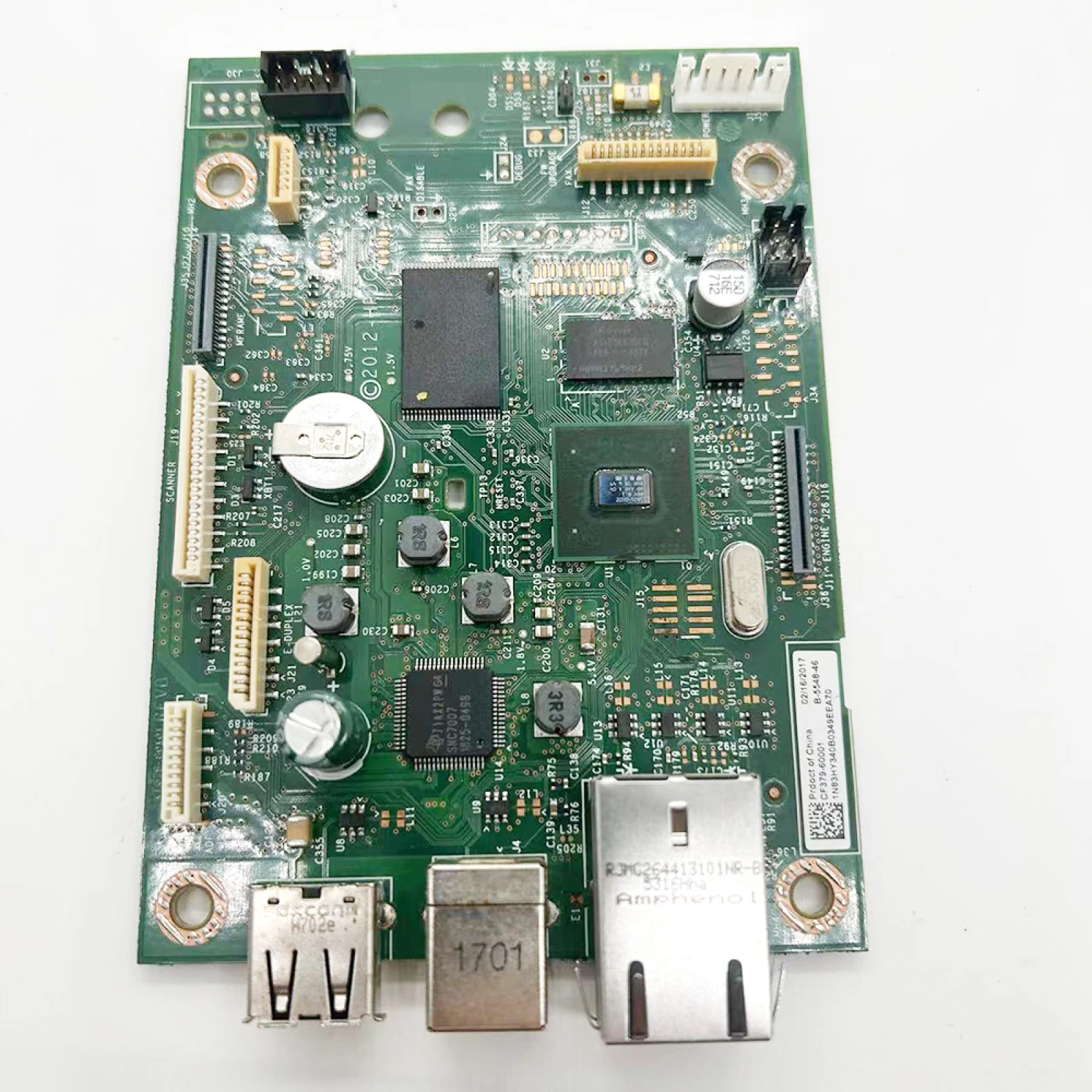 Материнская плата форматтера CF379-60001 подходит для деталей принтера HP LaserJet M477DN
Материнская плата форматтера CF379-60001 подходит для деталей принтера HP LaserJet M477DN