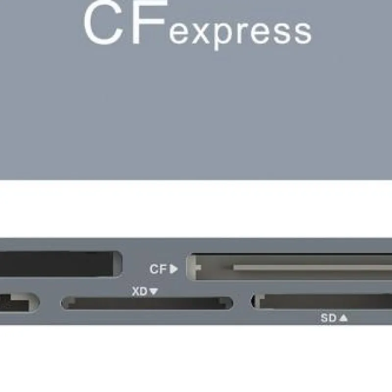 6 in 1 CFexpress Type B/CF/XD/MS/SD/TF Multi Card Reader 10Gbps Multi Memory Card Reader with Cable for Windows XP OS
6 in 1 CFexpress Type B/CF/XD/MS/SD/TF Multi Card Reader 10Gbps Multi Memory Card Reader with Cable for Windows XP OS