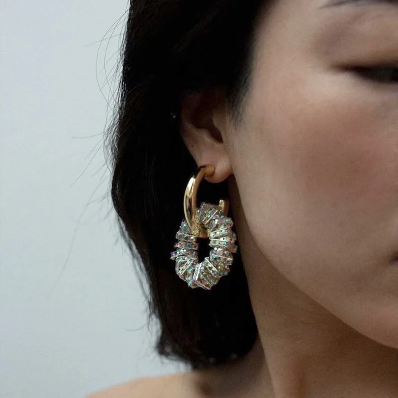 AB cz stone hoop earrings for women bling shiny detachable party earrings elegant new arrivals luxury jewelry
AB cz stone hoop earrings for women bling shiny detachable party earrings elegant new arrivals luxury jewelry