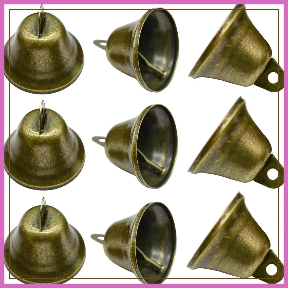 10 PCS Vintage Bronze Mini Jingle Bells (1.7"x1.5") for Dog Training, Wedding, Collar, Christmas Decor
10 PCS Vintage Bronze Mini Jingle Bells (1.7"x1.5") for Dog Training, Wedding, Collar, Christmas Decor