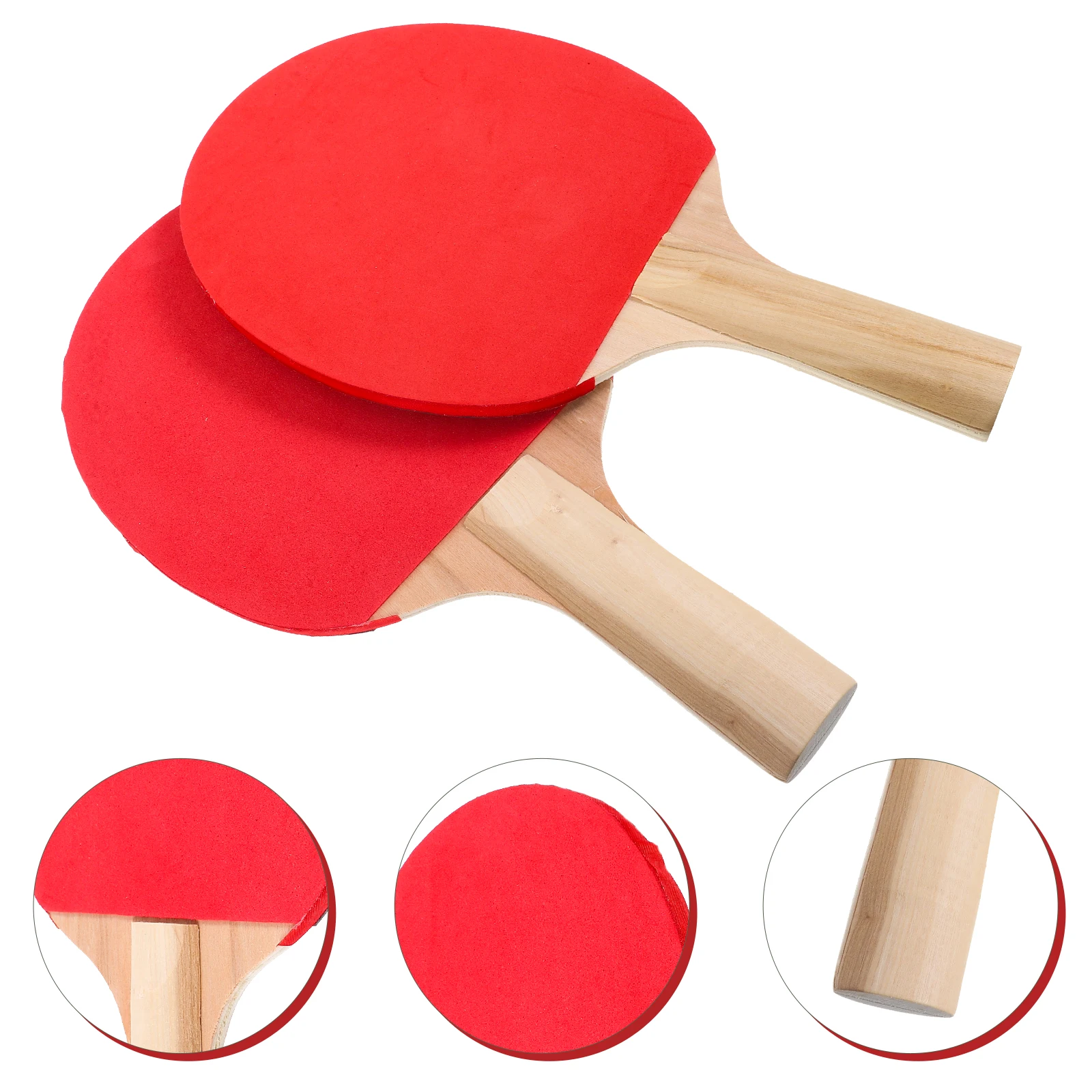 1 Pair Portable Lightweight Table Tennis Racket Sturdy Wooden Paddle For s Adults Non-Slip Grip Training Match Prop Outdoor
1 Pair Portable Lightweight Table Tennis Racket Sturdy Wooden Paddle For s Adults Non-Slip Grip Training Match Prop Outdoor