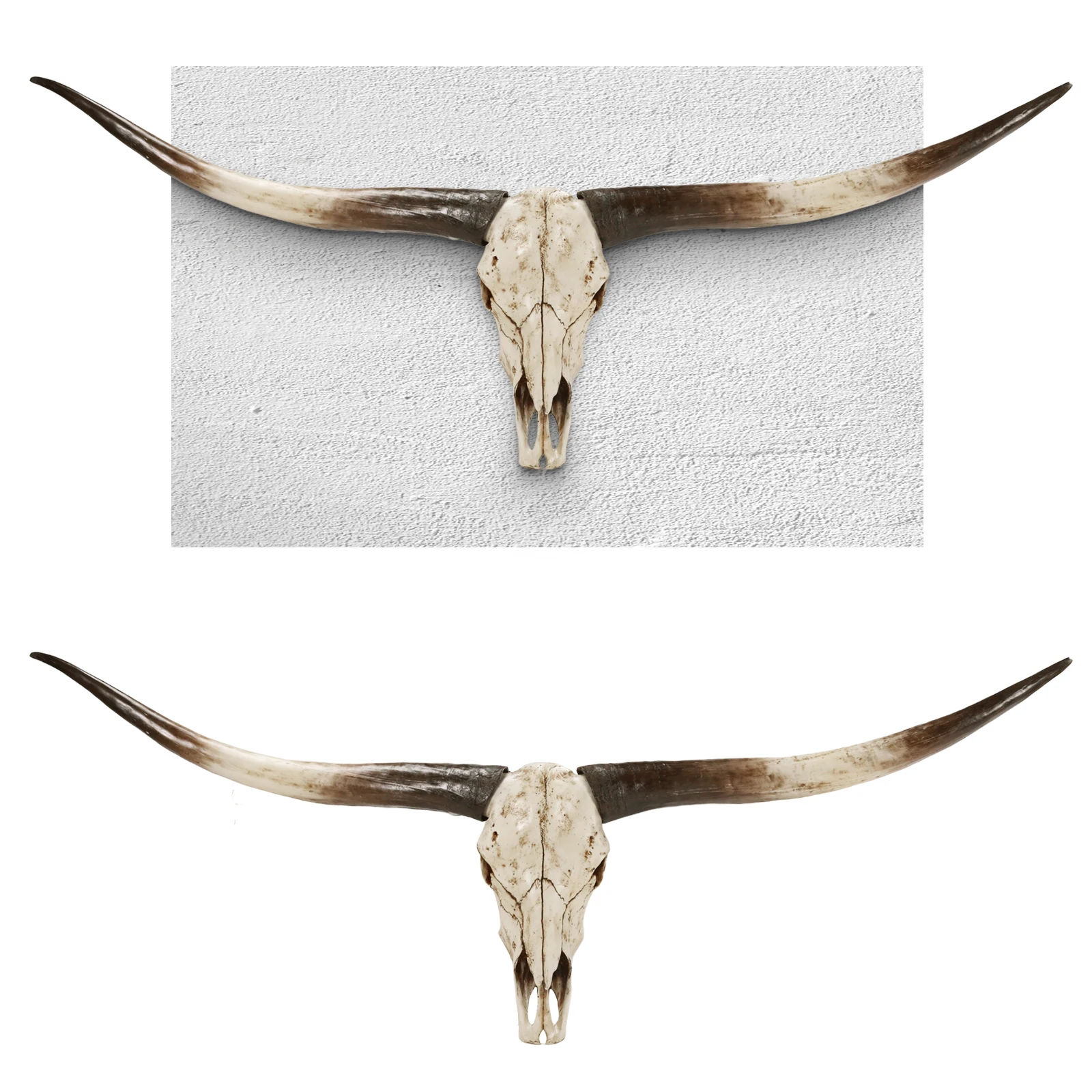 65 Inch Longhorn Wall Decor Resin Sculpture Cow Skull Wall Decor Faux Taxidermy for Animal Hunting Lovers & Wildlife Enthusiasts
65 Inch Longhorn Wall Decor Resin Sculpture Cow Skull Wall Decor Faux Taxidermy for Animal Hunting Lovers & Wildlife Enthusiasts