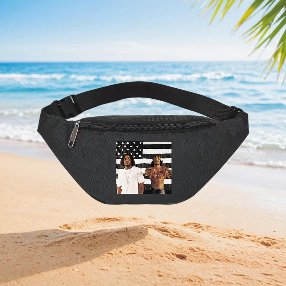 Two Hip-Hop Artists Posing Against American Flag Waist Backpack Crossbody Chest Bag Street Casual Sporty Fashionable Simple Uniq
Two Hip-Hop Artists Posing Against American Flag Waist Backpack Crossbody Chest Bag Street Casual Sporty Fashionable Simple Uniq