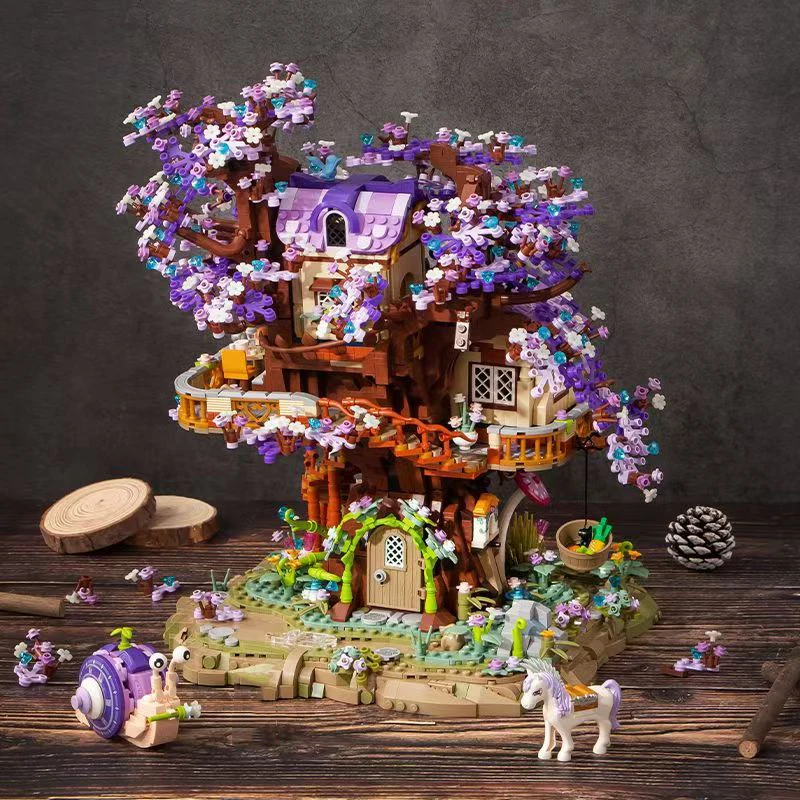 Creative Fairy Tale World Mini Block Star Spirit TreeHouse Building Brick Tree House Elf Figures Construction Model Toy For Girl
Creative Fairy Tale World Mini Block Star Spirit TreeHouse Building Brick Tree House Elf Figures Construction Model Toy For Girl