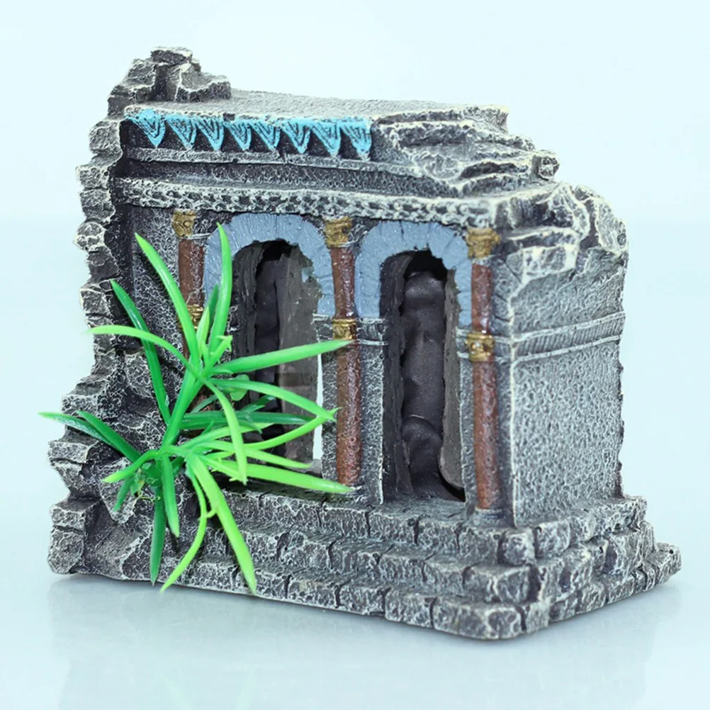 Resin Aquarium Castle Ornament Fake Castle for Fish Tank Decorations Enhanced Visual Appeal Hiding Place for Fish Safe in
Resin Aquarium Castle Ornament Fake Castle for Fish Tank Decorations Enhanced Visual Appeal Hiding Place for Fish Safe in
