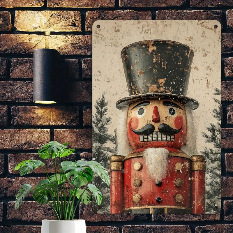 Vintage Inspired Nutcracker Aluminum Metal Sign, Perfect for Creating Nostalgic Holiday Ambiance in Home, Decorative Wall Decor
Vintage Inspired Nutcracker Aluminum Metal Sign, Perfect for Creating Nostalgic Holiday Ambiance in Home, Decorative Wall Decor