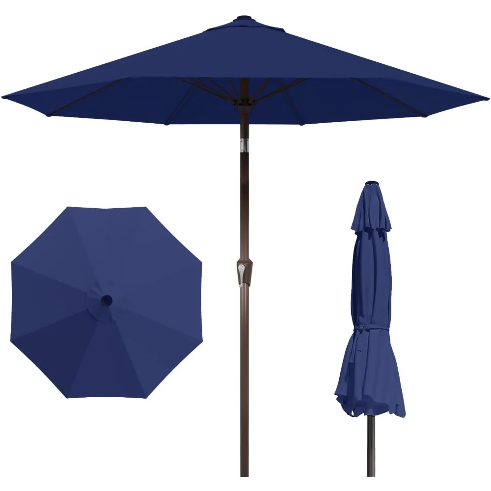 9FT Patio Umbrella with Fiberglass Ribs, Outdoor Market Table Umbrella with Crank and Tilt, UV Resistant Waterproof Canopy for P
9FT Patio Umbrella with Fiberglass Ribs, Outdoor Market Table Umbrella with Crank and Tilt, UV Resistant Waterproof Canopy for P