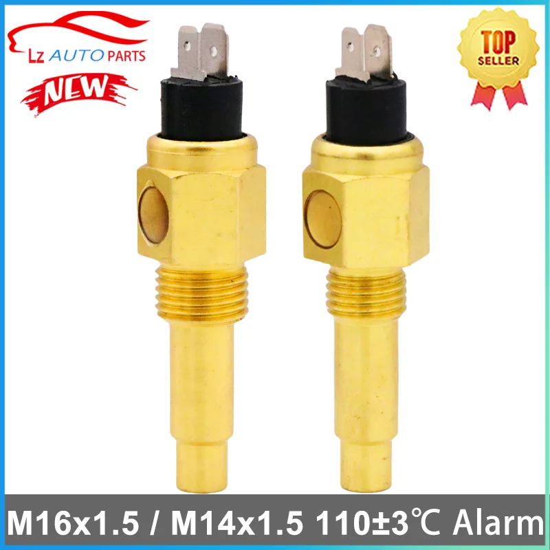 M14x1.5 M16x1.5 with Alarm Warning 110±3℃ Oil / Water Temperature Sensor for VDO Max 120℃ Universal Generator Part
M14x1.5 M16x1.5 with Alarm Warning 110±3℃ Oil / Water Temperature Sensor for VDO Max 120℃ Universal Generator Part
