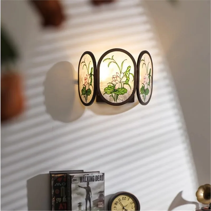 Bedside wall lamp medieval art atmosphere bedroom living room background wall lamp new Chinese Song Dynasty aesthetic lamp
Bedside wall lamp medieval art atmosphere bedroom living room background wall lamp new Chinese Song Dynasty aesthetic lamp