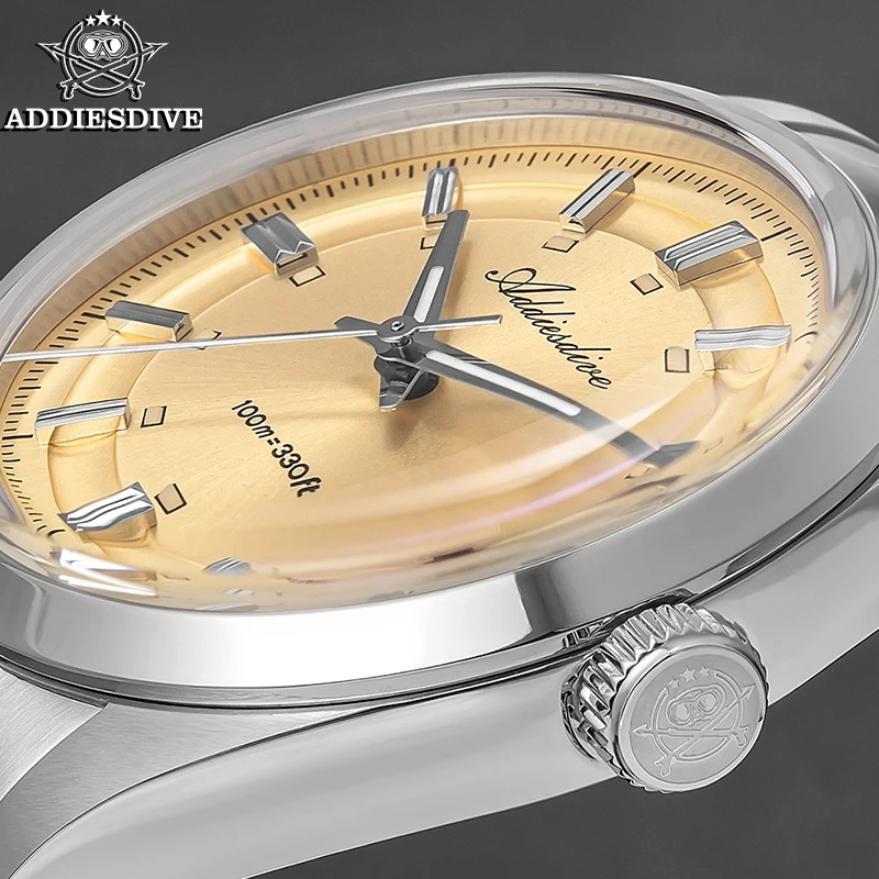 ADDIESDIVE 2025 New Dress Watch Men Luxury 36mm VH31 Quartz Wristwatch 100m Waterproof BGW9 Luminous 316L Stainless Steel Watch
ADDIESDIVE 2025 New Dress Watch Men Luxury 36mm VH31 Quartz Wristwatch 100m Waterproof BGW9 Luminous 316L Stainless Steel Watch