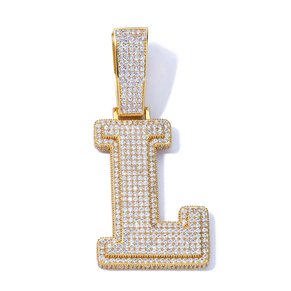 Hip Hop Jewelry Custom Name Pendant Capital 18K Gold Plated Full Iced Out Letter Pendant Necklace For Women Man
Hip Hop Jewelry Custom Name Pendant Capital 18K Gold Plated Full Iced Out Letter Pendant Necklace For Women Man