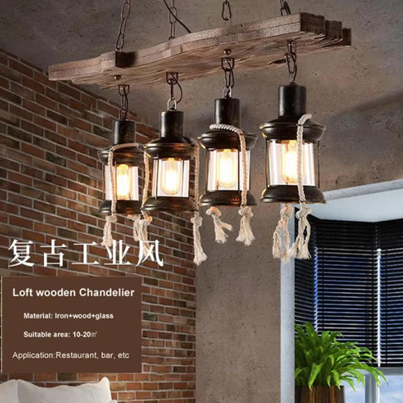 Loft Restaurant American Industrial Style Pendant Lamp Retro Nostalgic Bar Lamp Creative Personalized Boat Wood Lamp droplight
Loft Restaurant American Industrial Style Pendant Lamp Retro Nostalgic Bar Lamp Creative Personalized Boat Wood Lamp droplight