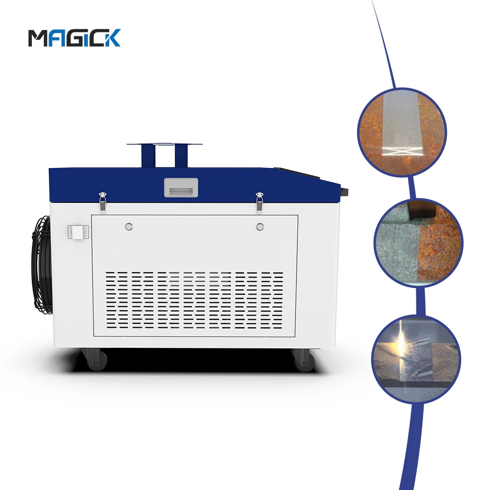 Portable Handheld Laser Cleaning Machine 1500w 2000w Laser Rust Removal Machine for Metal