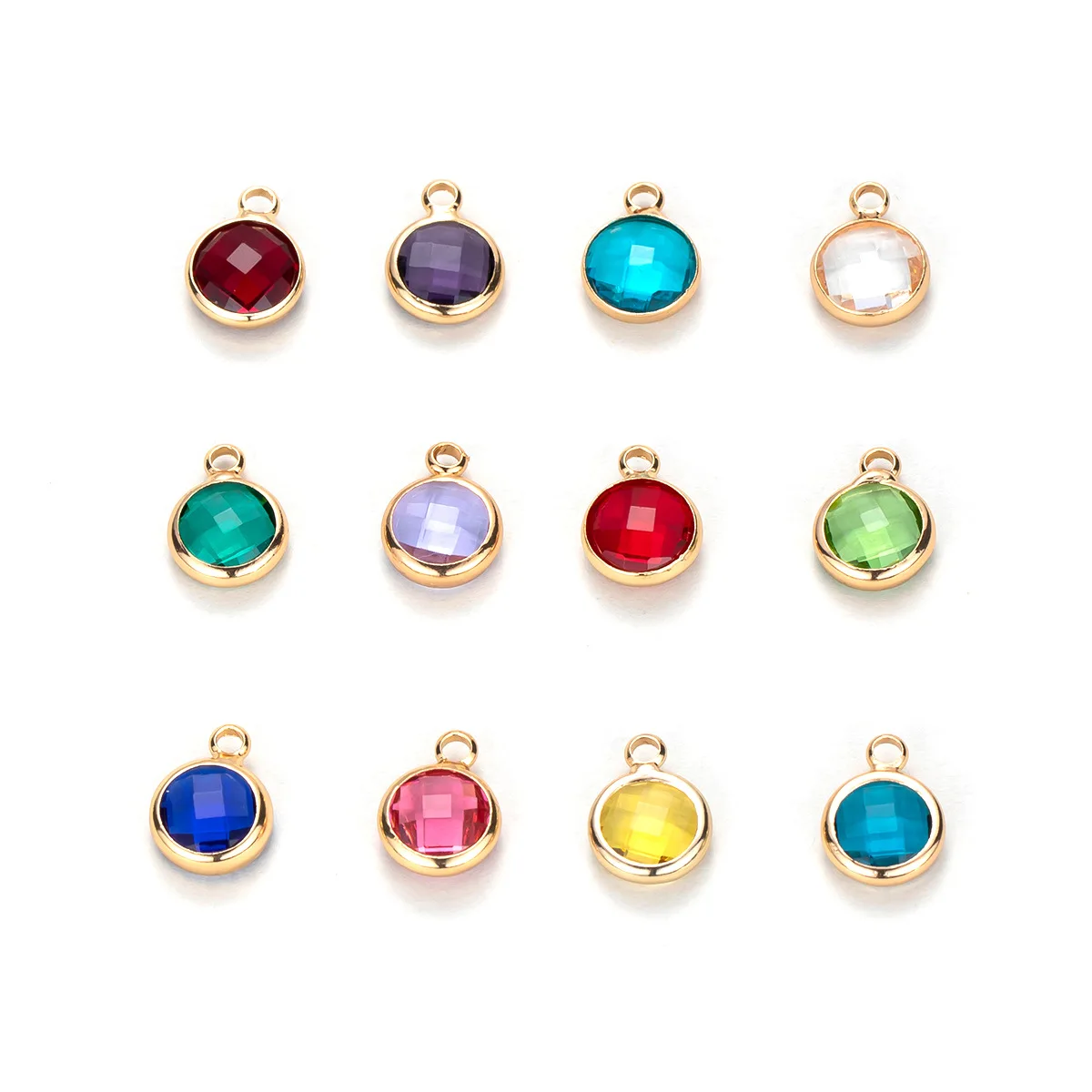 10pcs/ Bag Fashion simple stainless steel 8mm 12 colors birthstone pendant DIY necklace bracelet jewelry accessories
10pcs/ Bag Fashion simple stainless steel 8mm 12 colors birthstone pendant DIY necklace bracelet jewelry accessories