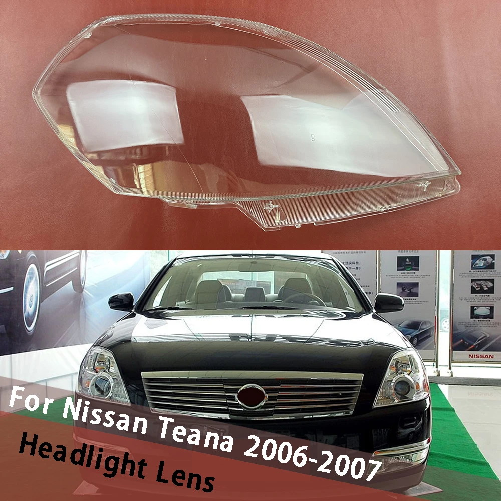 For Nissan Teana 2006 2007 Car Headlamp Cover Transparent Lampshade Lamp Shade Headlight Shell Mask Lens Housing Plexiglass
For Nissan Teana 2006 2007 Car Headlamp Cover Transparent Lampshade Lamp Shade Headlight Shell Mask Lens Housing Plexiglass