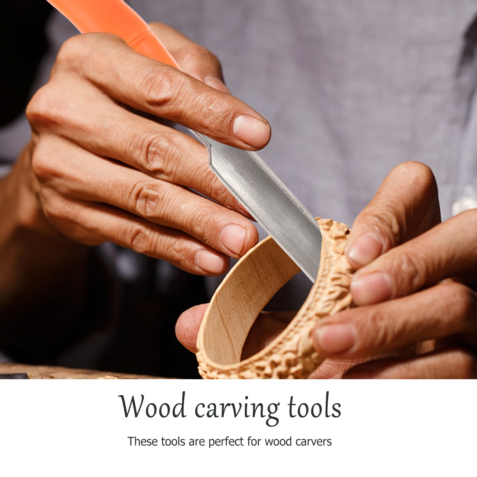 4pcs Wood Carving Chisel Set Ergonomic Wooden Handles Steel Tools 6Mm 12Mm 18Mm 24Mm Internal Opening Gouges For Carvers 
4pcs Wood Carving Chisel Set Ergonomic Wooden Handles Steel Tools 6Mm 12Mm 18Mm 24Mm Internal Opening Gouges For Carvers