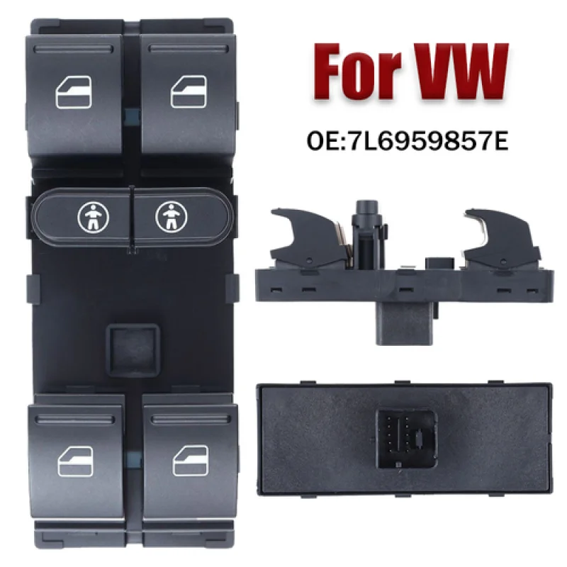 A+ ABS Car Window Control Switch 7L6959857E For VW Touran Touareg Sharan 2002-2010
A+ ABS Car Window Control Switch 7L6959857E For VW Touran Touareg Sharan 2002-2010