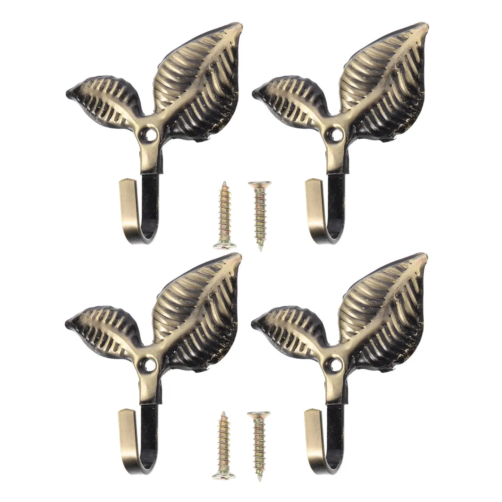 4 Hooks Wall Hanging Rack Leaf Shaped Iron Material Kitchen Bedroom Bathroom Heavy Duty Storage Solution
4 Hooks Wall Hanging Rack Leaf Shaped Iron Material Kitchen Bedroom Bathroom Heavy Duty Storage Solution