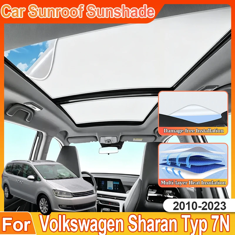 Sunroof Sunshades For Volkswagen VW Sharan Typ 7N Accessories MK2 2010~2023 Roof Window Shade Skylight Electrostatic Adsorption
Sunroof Sunshades For Volkswagen VW Sharan Typ 7N Accessories MK2 2010~2023 Roof Window Shade Skylight Electrostatic Adsorption