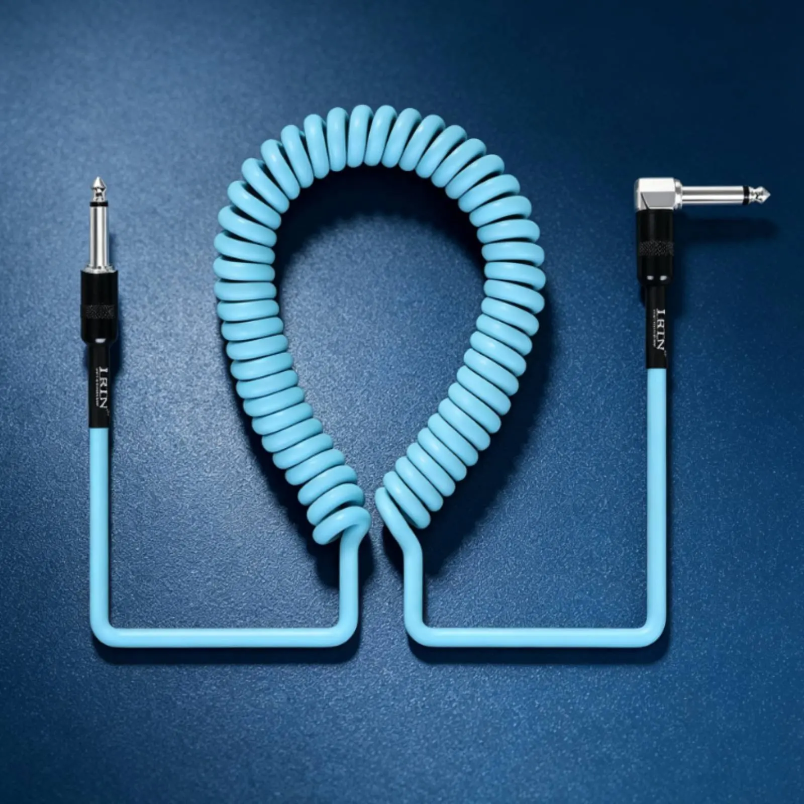 Coiled Bass Guitar Cord Long-Lasting 1/4 Inch Audio Connection Cord Curly Instrument Cord Stable Transmission for Musicians
Coiled Bass Guitar Cord Long-Lasting 1/4 Inch Audio Connection Cord Curly Instrument Cord Stable Transmission for Musicians