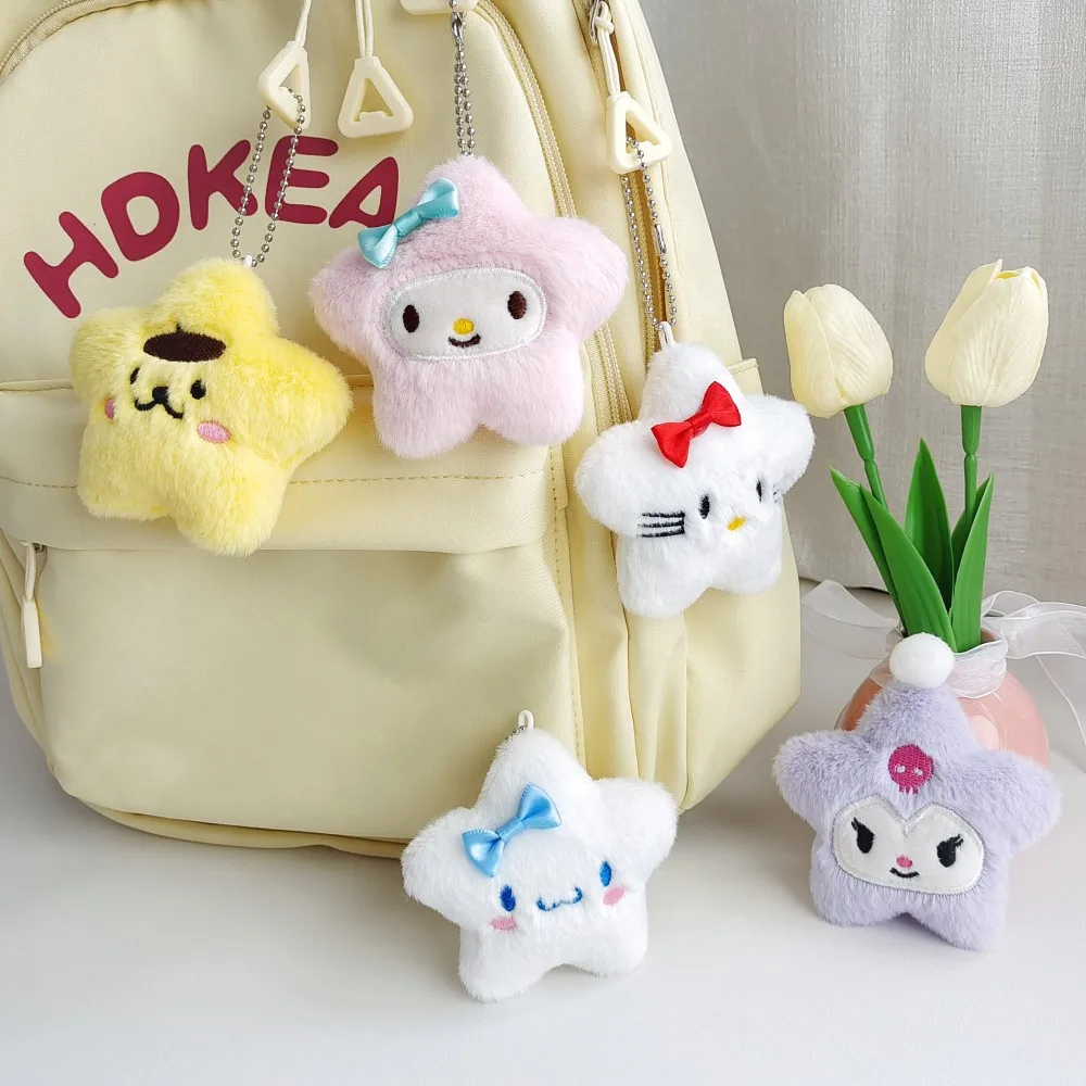 Anime Kawaii Sanrio Plush Pendant Hello Kitty Kuromi Cute Cartoon Backpack Accessories Key Chain Decoration for Girls Toy Gifts
Anime Kawaii Sanrio Plush Pendant Hello Kitty Kuromi Cute Cartoon Backpack Accessories Key Chain Decoration for Girls Toy Gifts