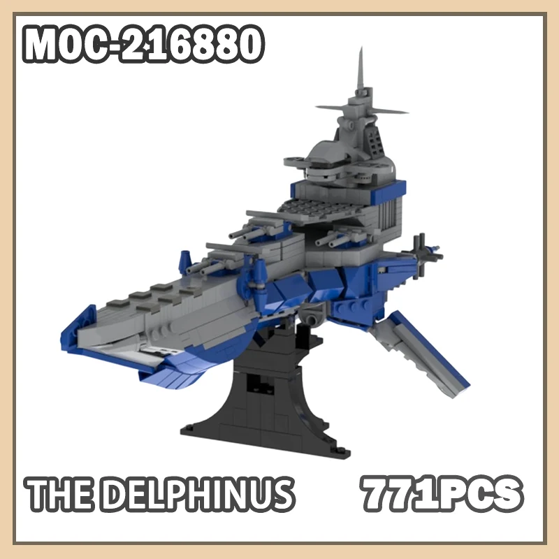 MOC-216880 Space War Series The Delphinus Building Block Model Brick Set Creative Gifts High-quality Small Particle NEW DIY 771P
MOC-216880 Space War Series The Delphinus Building Block Model Brick Set Creative Gifts High-quality Small Particle NEW DIY 771P