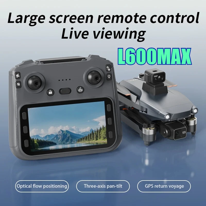 L600MAX three-axis self stabilizing anti shake gimbal intelligent laser obstacle avoidance 4.5-inch LCD large color screen drone
L600MAX three-axis self stabilizing anti shake gimbal intelligent laser obstacle avoidance 4.5-inch LCD large color screen drone