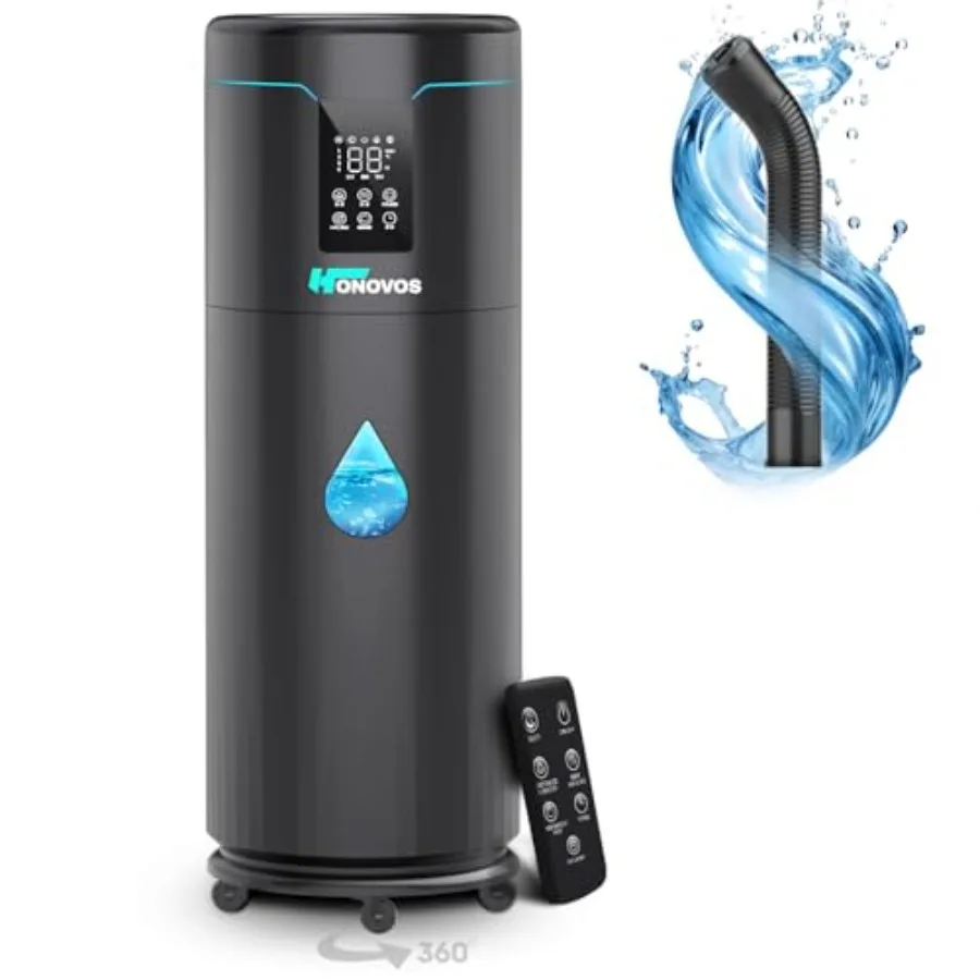 Large Room Home Bedroom Humidifier for 2000 sq.ft., 17L/4.5Gal Top Fill Wholehouse Humidifier with Extension Tube, 4 Speed Mist
Large Room Home Bedroom Humidifier for 2000 sq.ft., 17L/4.5Gal Top Fill Wholehouse Humidifier with Extension Tube, 4 Speed Mist