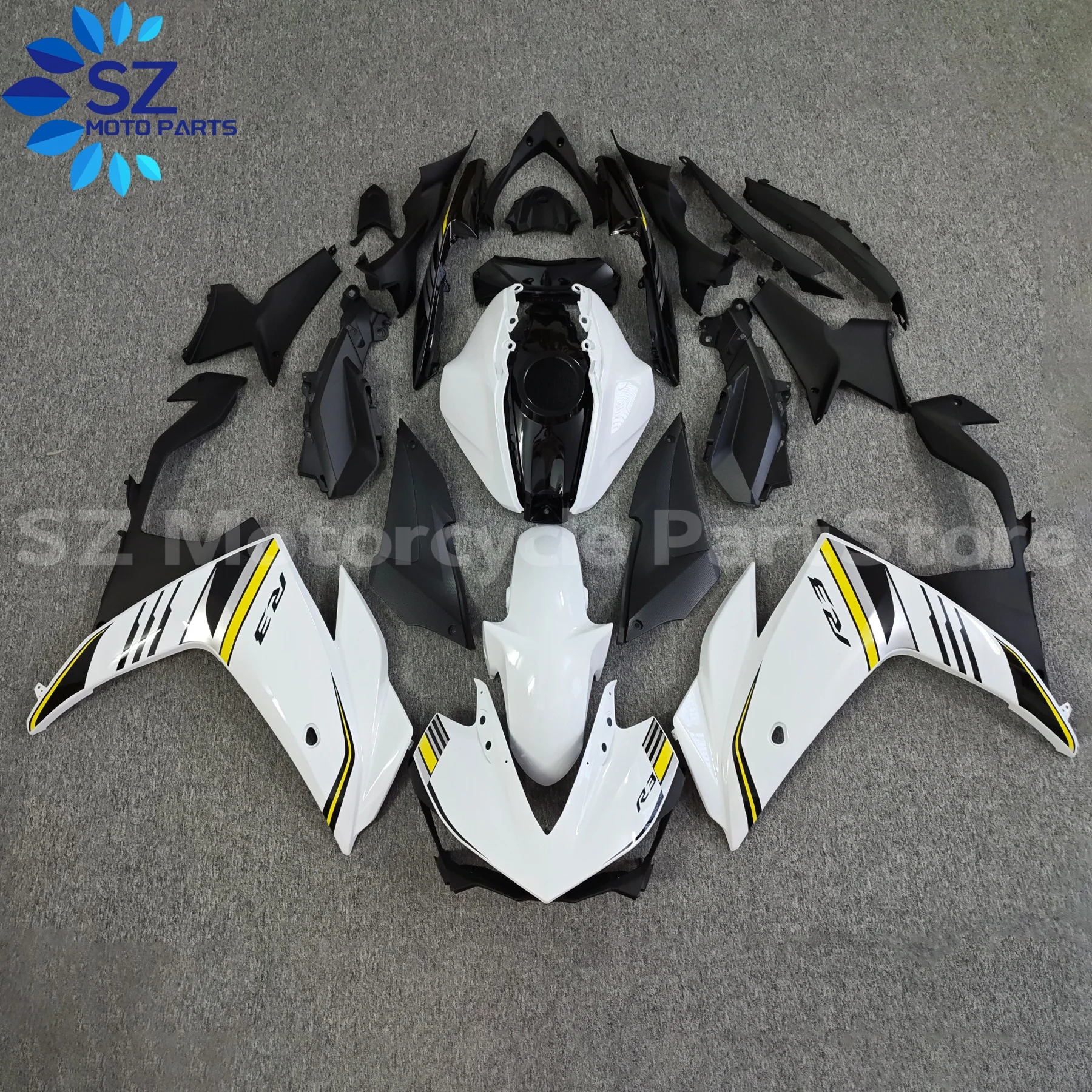 ABS Plastic Fairing Set fit for YAMAHA YZFR3 R25 14 15 16 17 18 YZF R3 2014 2015 2016 2017 2018 Injection Fairings Bodywork
ABS Plastic Fairing Set fit for YAMAHA YZFR3 R25 14 15 16 17 18 YZF R3 2014 2015 2016 2017 2018 Injection Fairings Bodywork