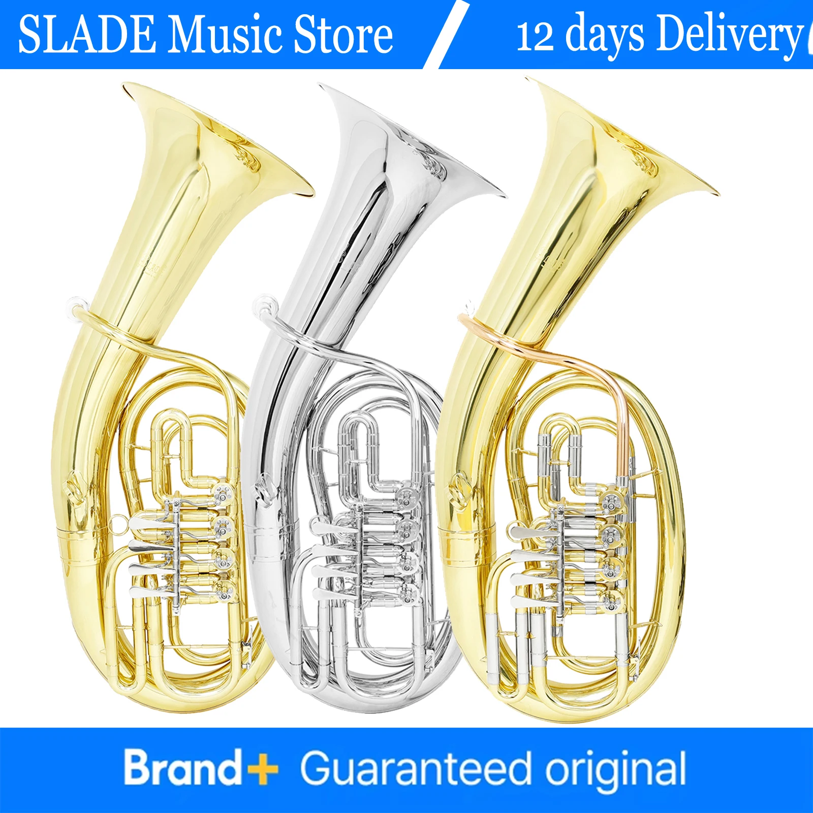 Advanced Euphonium 4 Flat Keys Brass Body Euphonium Brass Musical Instrument Set Accessories with Case Gloves Wipping Cloth
Advanced Euphonium 4 Flat Keys Brass Body Euphonium Brass Musical Instrument Set Accessories with Case Gloves Wipping Cloth