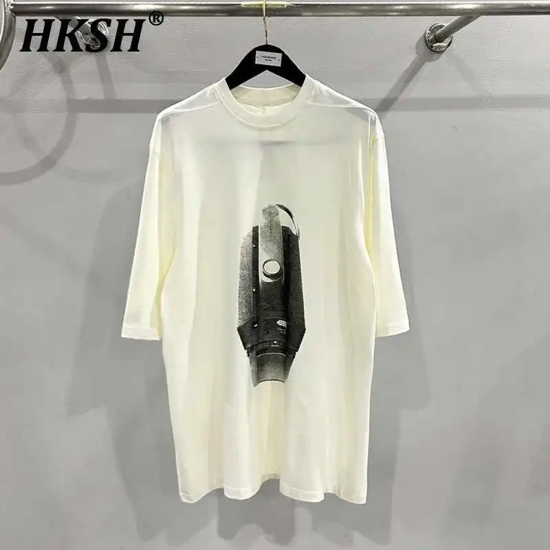 HKSH Summer New Tide Мужская уличная футболка из хлопка с механическим принтом Свободные размеры Топы Женские шикарные темные модные простые футболки HK2014
HKSH Summer New Tide Мужская уличная футболка из хлопка с механическим принтом Свободные размеры Топы Женские шикарные темные модные простые футболки HK2014