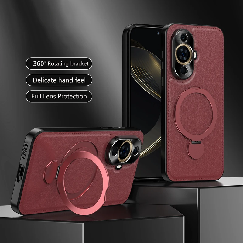 Leather Phone Case Wireless Charging Metal Holder for Huawei Nova 11 12S 13 Pro Lens Protect Cover Shockproof Soft Cases
Leather Phone Case Wireless Charging Metal Holder for Huawei Nova 11 12S 13 Pro Lens Protect Cover Shockproof Soft Cases