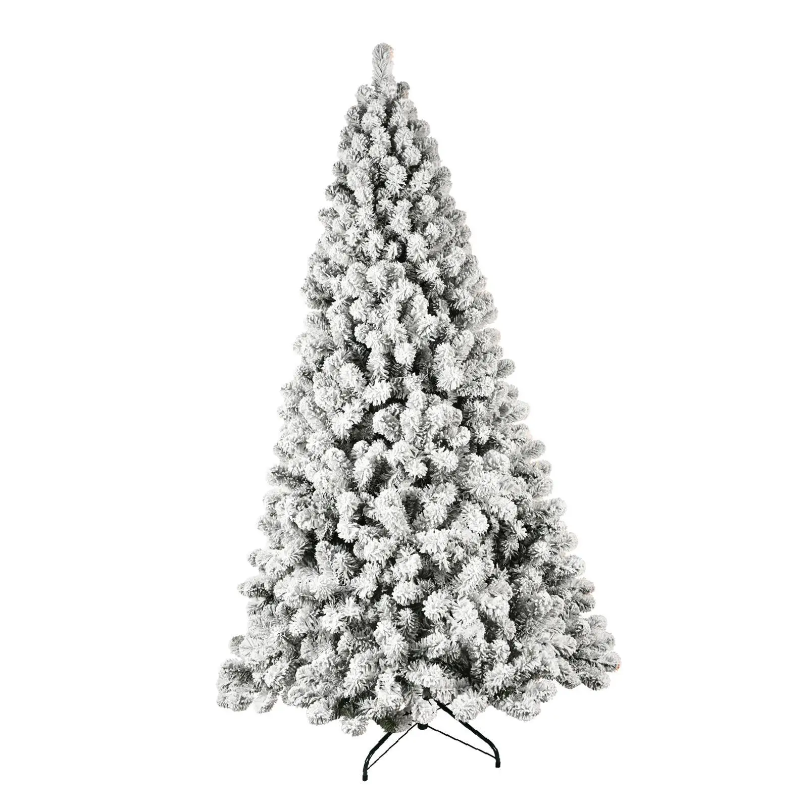 Holiday Decoration 8ft Snowy Artificial Christmas Tree with 500 Warm White Lights and Memory Wire Stand
Holiday Decoration 8ft Snowy Artificial Christmas Tree with 500 Warm White Lights and Memory Wire Stand