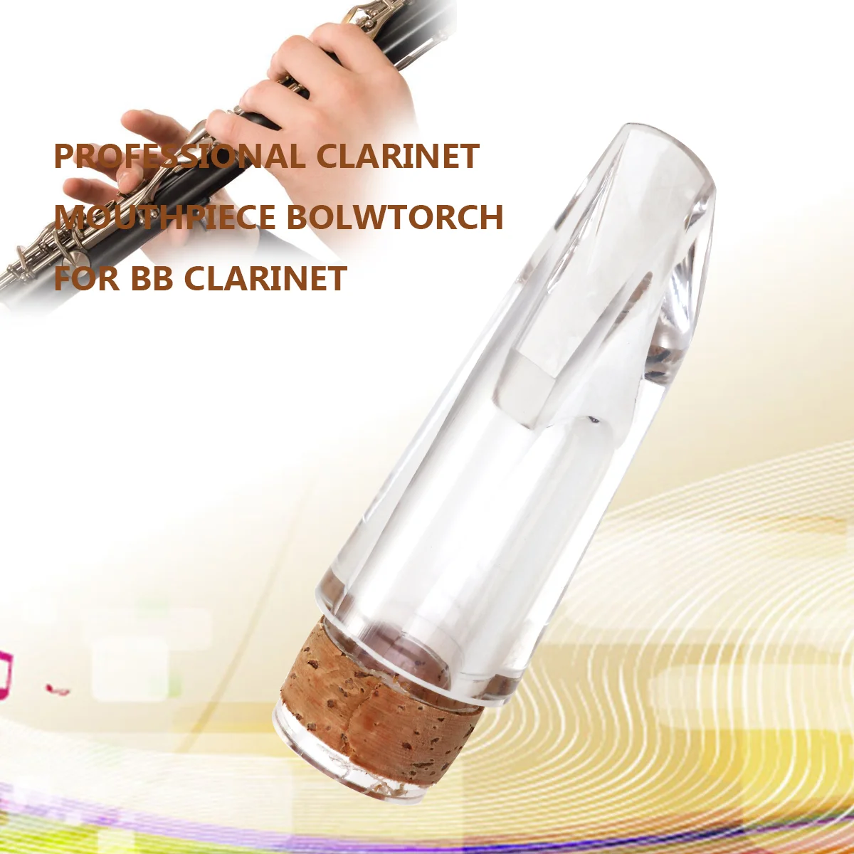 Professional Clarinet Mouthpiece Bolwtorch for Bb Clarinet (Transparent) Clarinet bolwtorch Bb clarinet mouthpiece
Professional Clarinet Mouthpiece Bolwtorch for Bb Clarinet (Transparent) Clarinet bolwtorch Bb clarinet mouthpiece