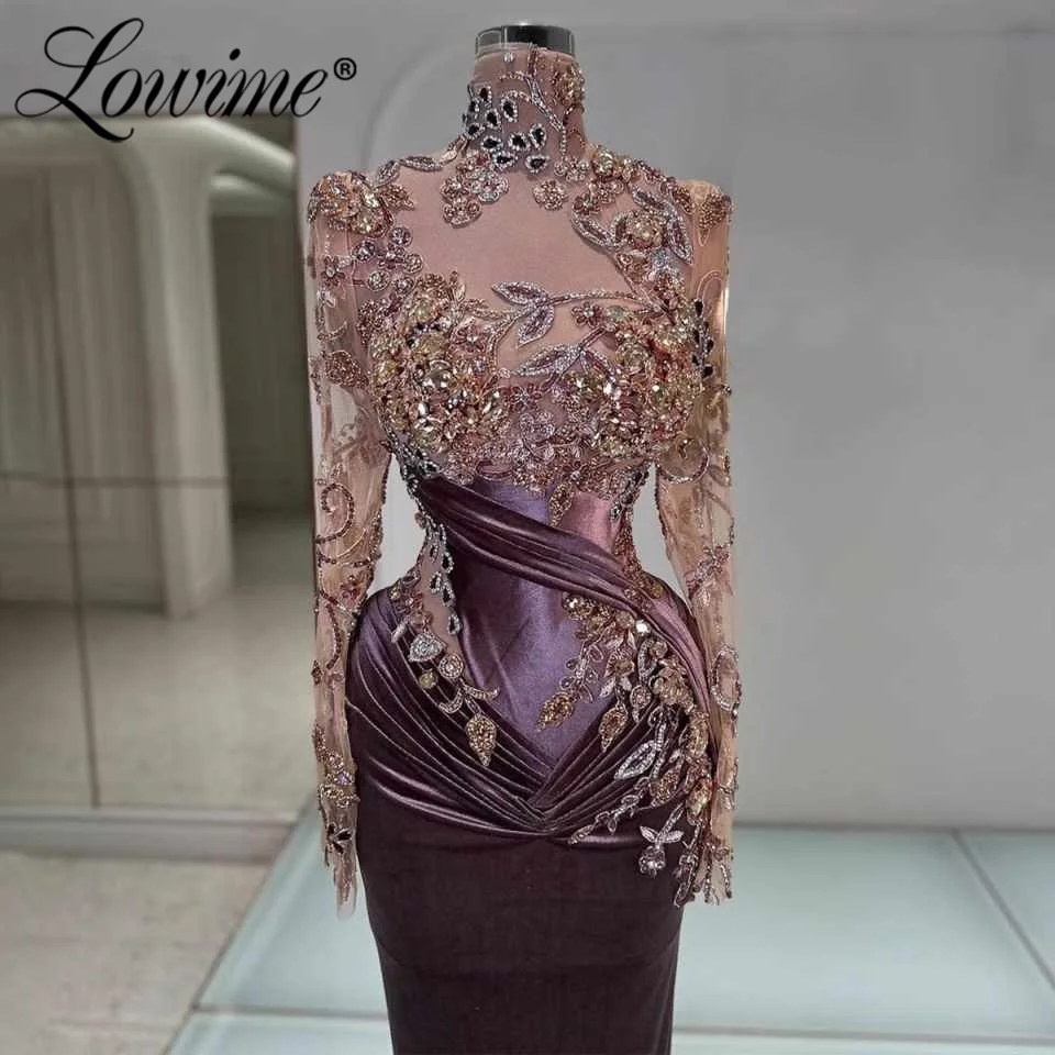  Robe De Soiree 2025 Brown Velvet Long Sleeves Evening Dresses Crystals Beaded Elegant Celebrity Dress Arabic Prom Party Gowns
Robe De Soiree 2025 Brown Velvet Long Sleeves Evening Dresses Crystals Beaded Elegant Celebrity Dress Arabic Prom Party Gowns