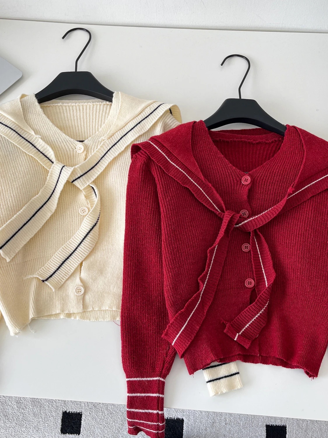 College Sle Navy Collar Knitted Open Cardigan Women's Autumn New Knot Sa Sweater Anti Aging Versatile Slimming Top
College Sle Navy Collar Knitted Open Cardigan Women's Autumn New Knot Sa Sweater Anti Aging Versatile Slimming Top