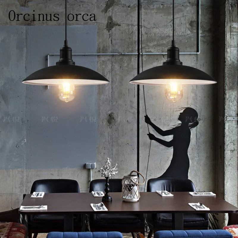 Nordic retro industrial wind iron black chandelier restaurant cafe bar simple pot cover single head Chandelier free shipping
Nordic retro industrial wind iron black chandelier restaurant cafe bar simple pot cover single head Chandelier free shipping