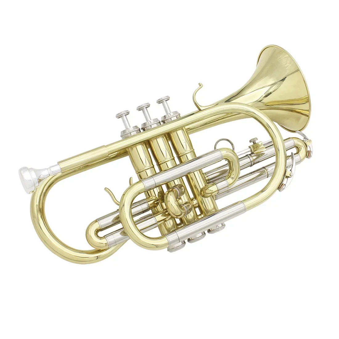 2025 Beginners Cornet B-flat Body Bronze Musical Instrument Altered Gold And Silver Two-color Cloth Box
2025 Beginners Cornet B-flat Body Bronze Musical Instrument Altered Gold And Silver Two-color Cloth Box
