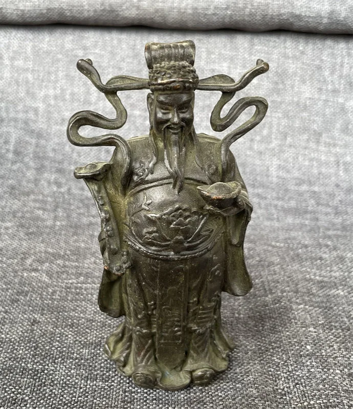 Chinese bronze statue fortune buddha hero figure collectable ornament netsuke
Chinese bronze statue fortune buddha hero figure collectable ornament netsuke