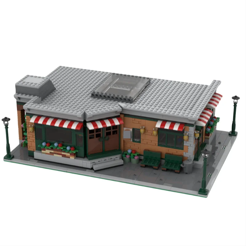 Модель City Street View MOC Central Cafe Модульная сборка Технология Строительные блоки Набор игрушек Детский подарок Квартира
Модель City Street View MOC Central Cafe Модульная сборка Технология Строительные блоки Набор игрушек Детский подарок Квартира