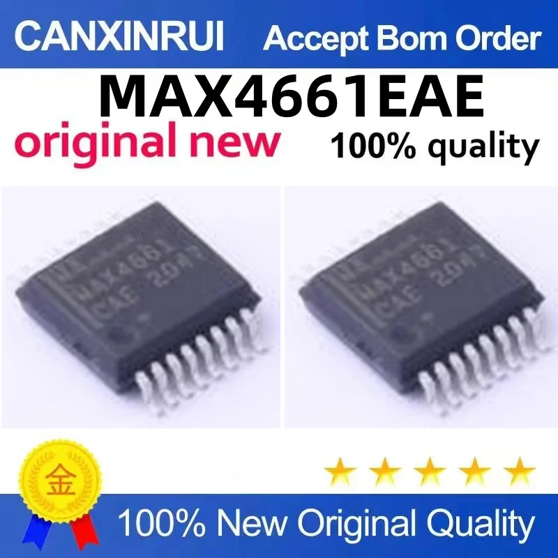 Brand new MAX4661EAE MAX4661 original four-way analog switch Genuine hot sale quality assurance
Brand new MAX4661EAE MAX4661 original four-way analog switch Genuine hot sale quality assurance