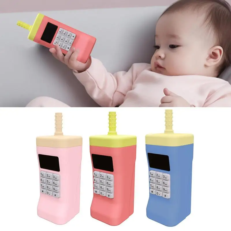 Straw Cups For Toddler 1-3 Mobile Phone Shape Silicone Baby Cup Sippy Cup With Straw Portable Baby Training Cup Baby Water
Straw Cups For Toddler 1-3 Mobile Phone Shape Silicone Baby Cup Sippy Cup With Straw Portable Baby Training Cup Baby Water
