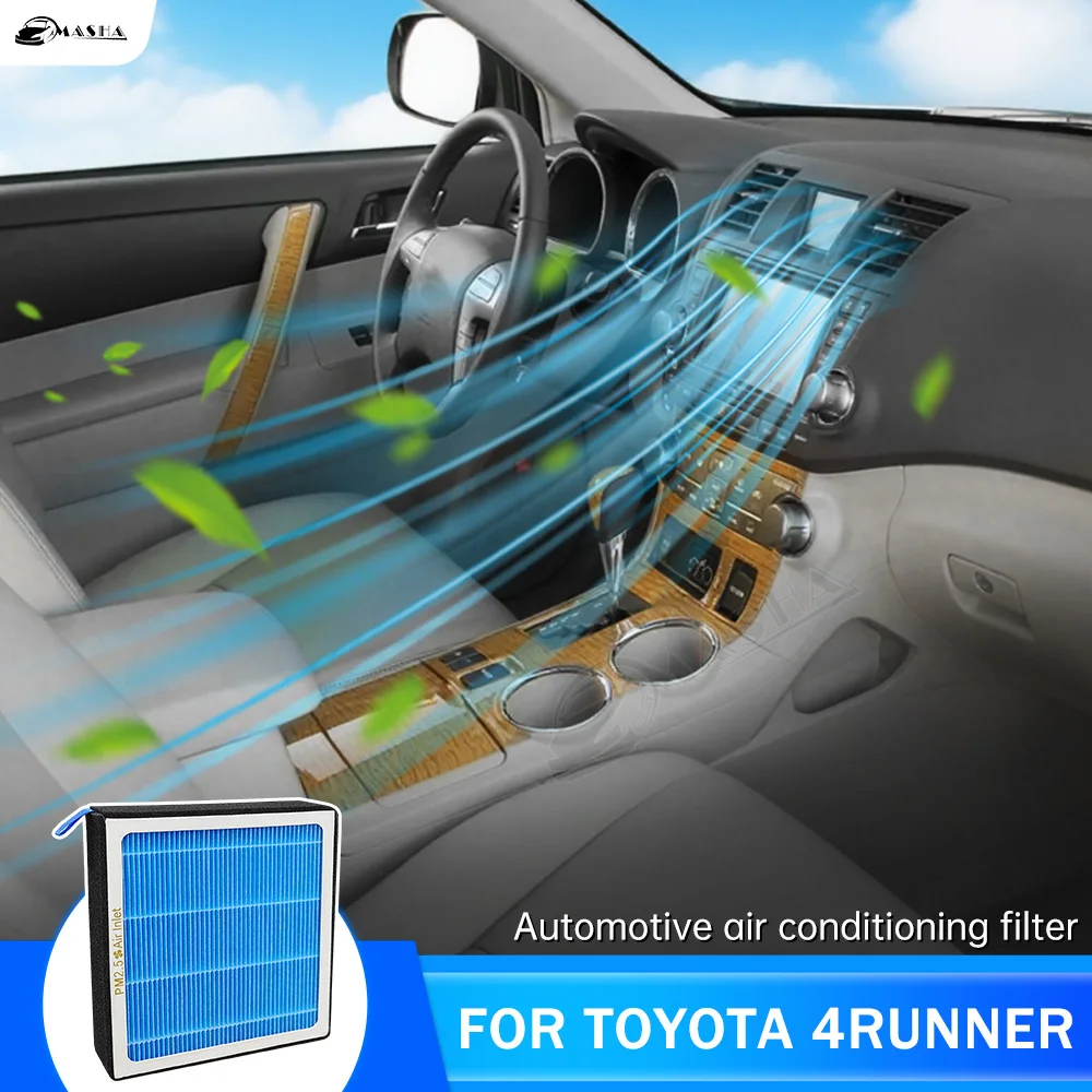 Для Toyota Highlander 2008-2019 HEPA активированный уголь воздушный фильтр кондиционер фильтрующий элемент сменный комплект автомобильные аксессуары 
Для Toyota Highlander 2008-2019 HEPA активированный уголь воздушный фильтр кондиционер фильтрующий элемент сменный комплект автомобильные аксессуары