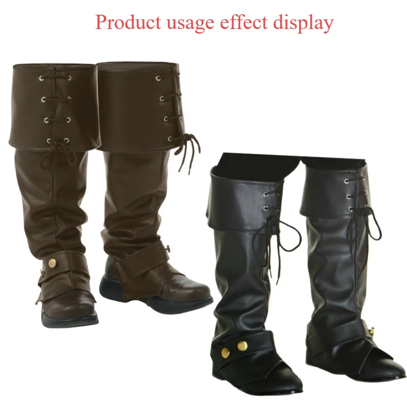 Чехлы для обуви из искусственной кожи пиратского короля, Ренессанс, воин, косплей, мужчины, женщины, ребенок, Хэллоуин, карнавал, вечерние бахилы
Чехлы для обуви из искусственной кожи пиратского короля, Ренессанс, воин, косплей, мужчины, женщины, ребенок, Хэллоуин, карнавал, вечерние бахилы