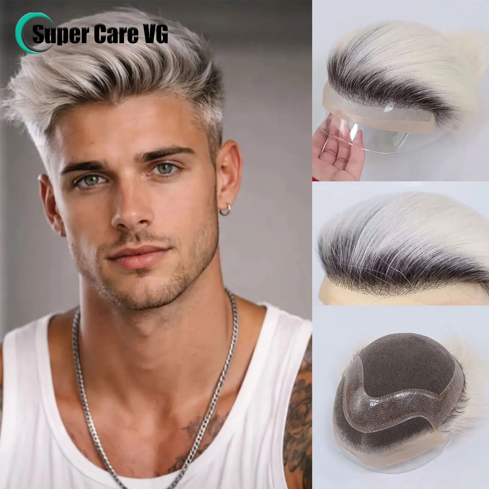 Ombre Blonde Toupee For Men Human Hair System Men's Hairpiece Lace Front Hair Replacement System Men's Capillary Prosthesis
Ombre Blonde Toupee For Men Human Hair System Men's Hairpiece Lace Front Hair Replacement System Men's Capillary Prosthesis