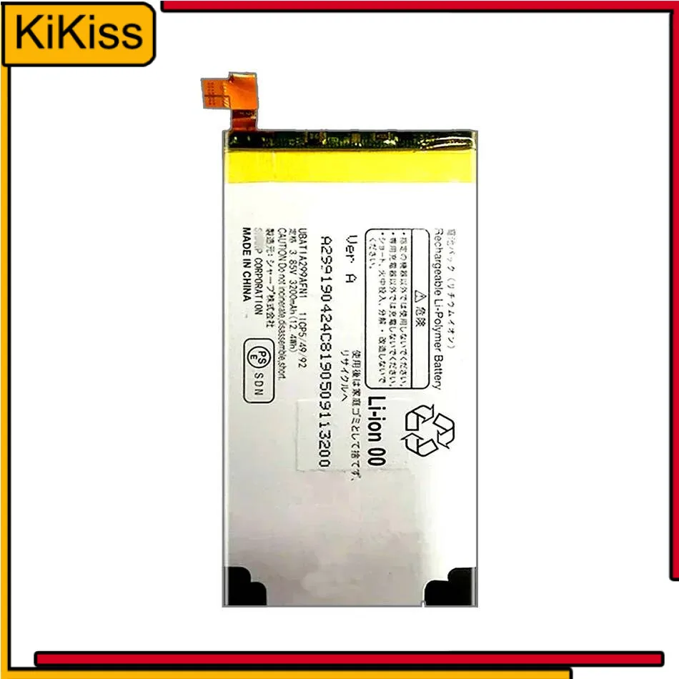 High Capacity High-Efficiency 3200Mah For Sharp UBATIA299AFN1 Mobile Phone Battery
High Capacity High-Efficiency 3200Mah For Sharp UBATIA299AFN1 Mobile Phone Battery