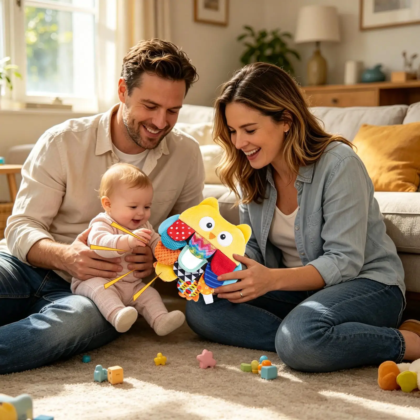 Tactile Sensory Toys Owl Multi-Textured Crinkle Stuffed Animals Kids Animal Play Sensory Games For Boys Girls Daycare Homeschool
Tactile Sensory Toys Owl Multi-Textured Crinkle Stuffed Animals Kids Animal Play Sensory Games For Boys Girls Daycare Homeschool