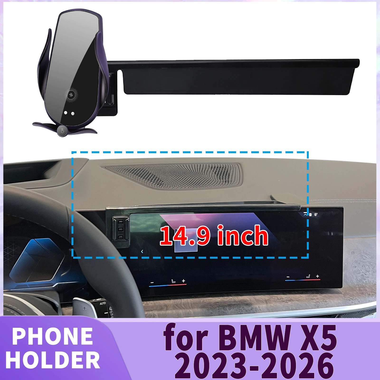 fit for BMW X5 2023 2024 2025 2026 G05 Screen Base Phone Holder Mount Secure Clip Car accessoires
fit for BMW X5 2023 2024 2025 2026 G05 Screen Base Phone Holder Mount Secure Clip Car accessoires