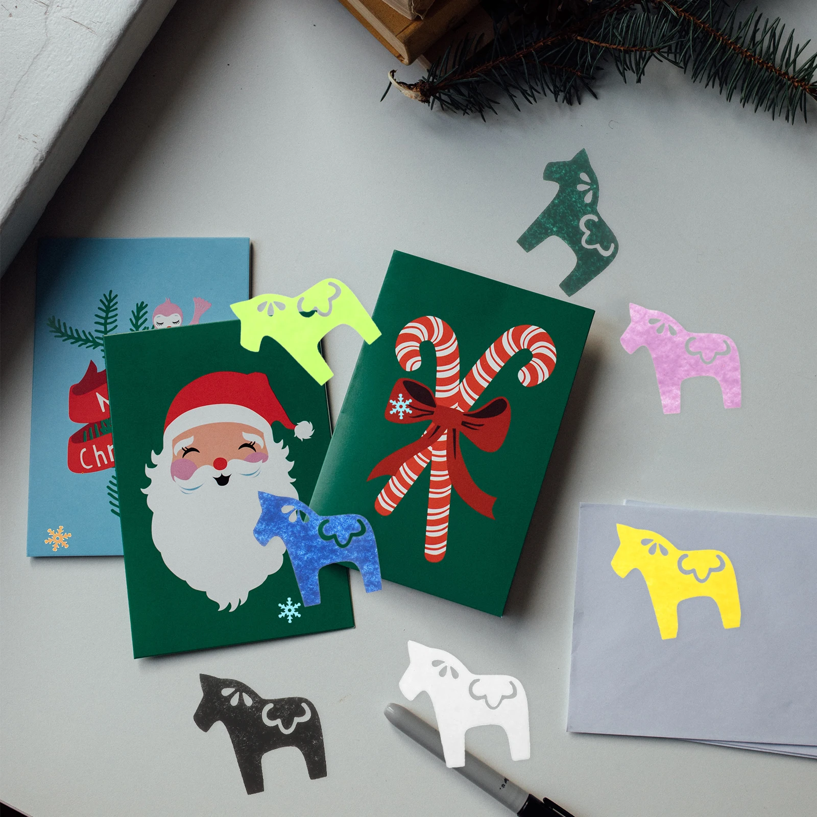 50Pcs Swedish Horse Felt Ornaments Christmas Decorations Traditional Craftsmanship Festive Nordic Charm Holiday Theme Horse Felt
50Pcs Swedish Horse Felt Ornaments Christmas Decorations Traditional Craftsmanship Festive Nordic Charm Holiday Theme Horse Felt