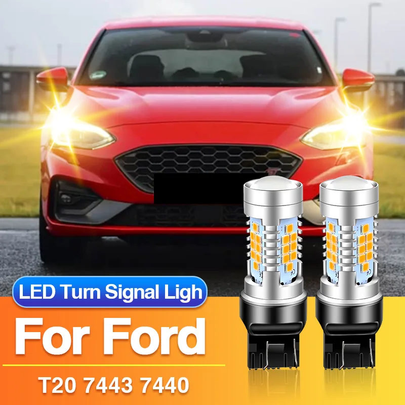 2×7443 7440 LED Turn Signal Light T20 W21W Lamp for Ford Focus 2 3 4 2005-2021, W21/5W Car Yellow Indicator Blub Canbus No Error
2×7443 7440 LED Turn Signal Light T20 W21W Lamp for Ford Focus 2 3 4 2005-2021, W21/5W Car Yellow Indicator Blub Canbus No Error